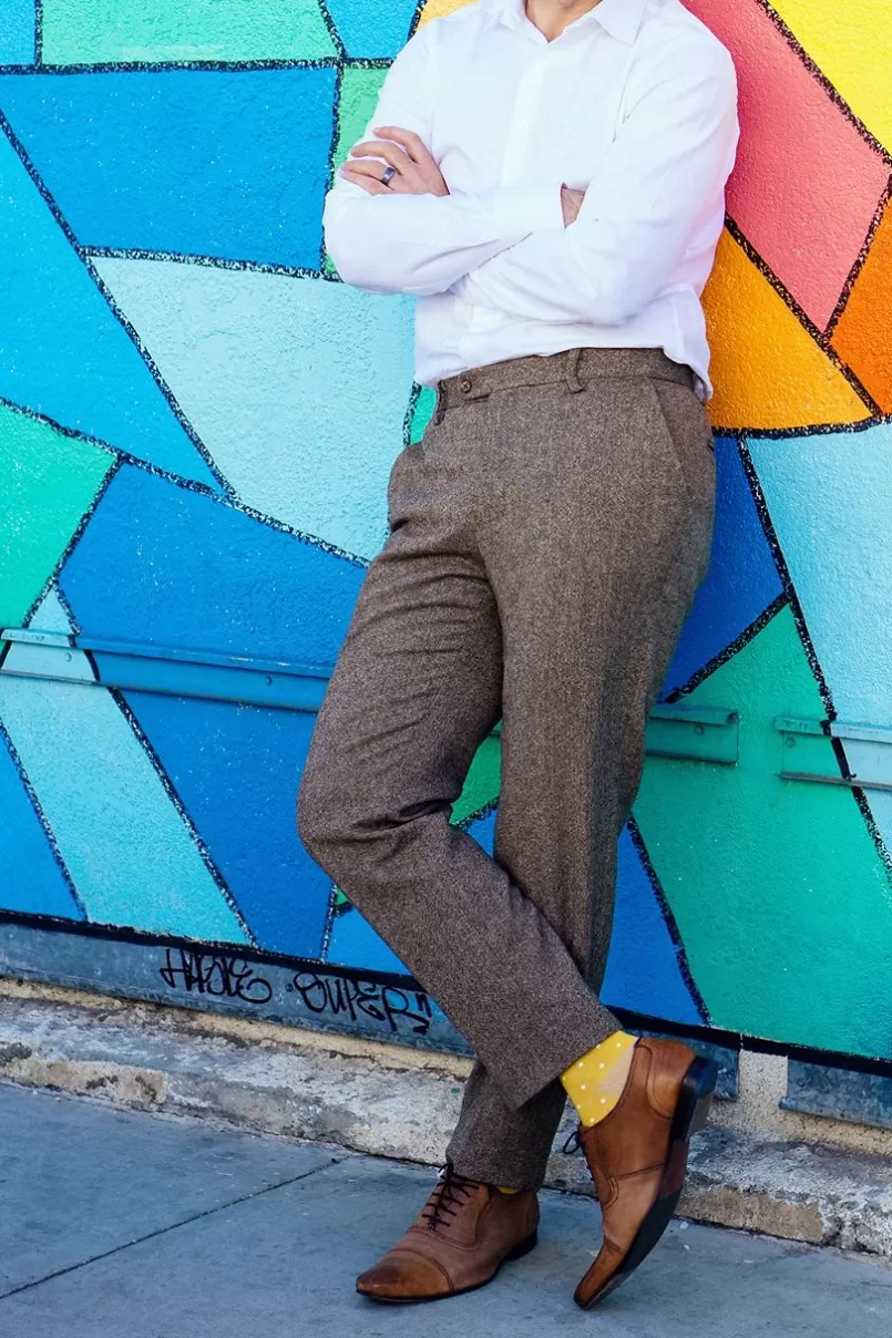 Ties Dapper Dots Sock Gold Best Sale