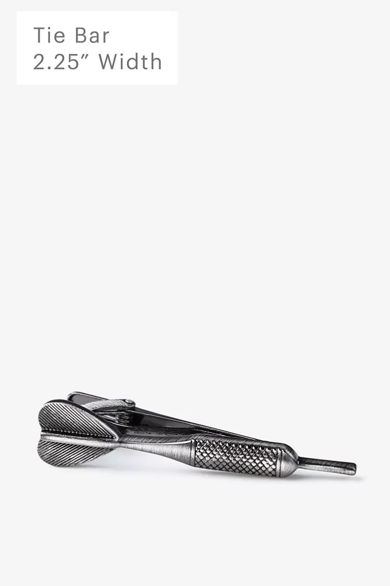 Ties Dart Antiqued Silver Tie Bar Fashion