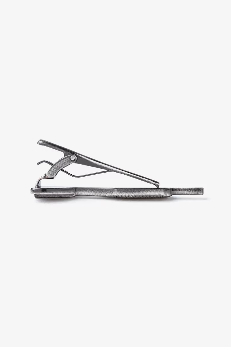 Ties Dart Antiqued Silver Tie Bar Fashion
