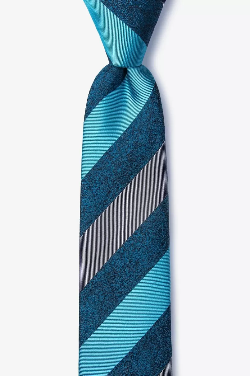 Ties Dee Skinny Tie Turquoise Sale