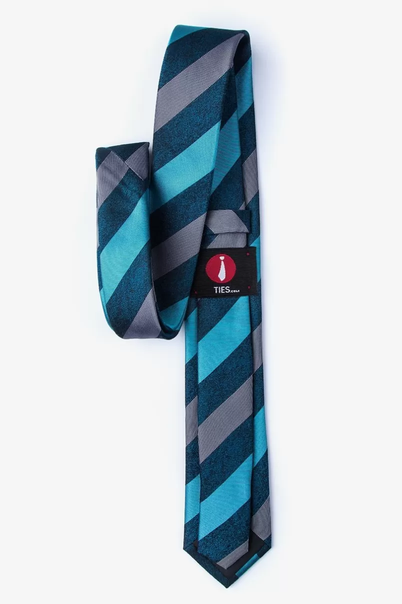 Ties Dee Skinny Tie Turquoise Sale