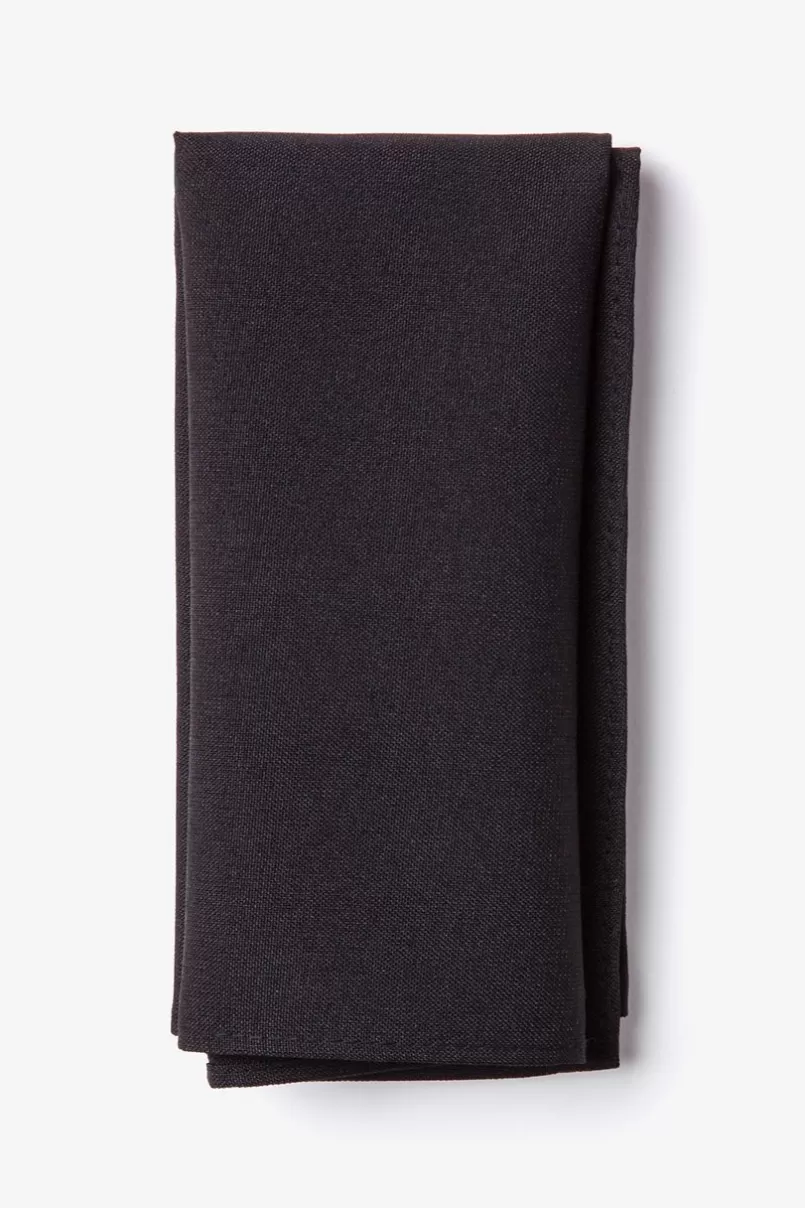 Ties Denver Dark Gray Pocket Square Fashion