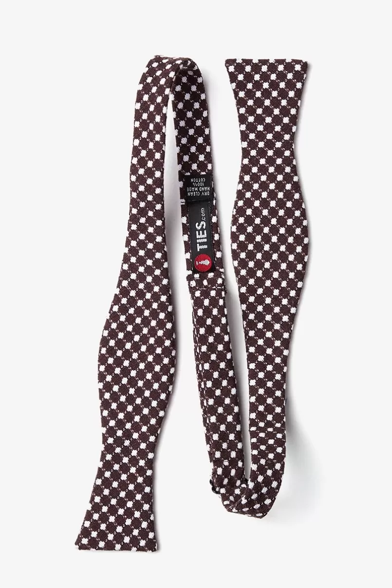 Ties Descanso Brown Skinny Bow Tie New