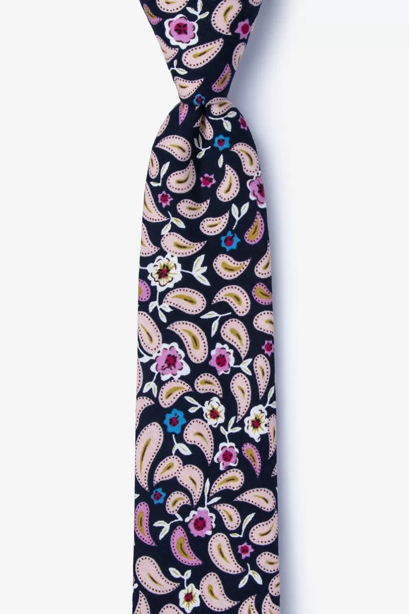 Ties Diesel Navy Blue Skinny Tie Clearance