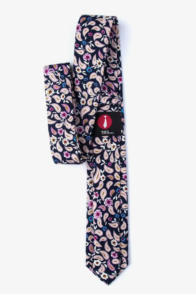 Ties Diesel Navy Blue Skinny Tie Clearance