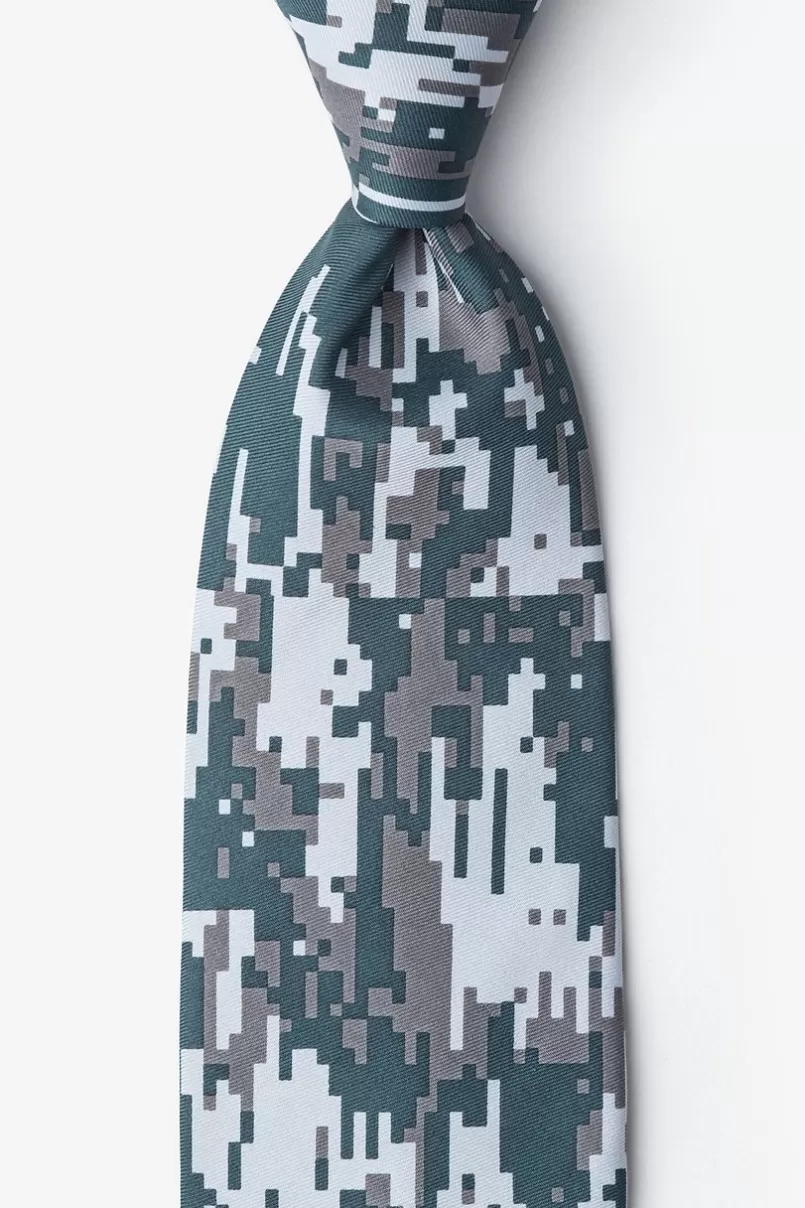 Ties Digital Camo Gray Extra Long Tie Discount