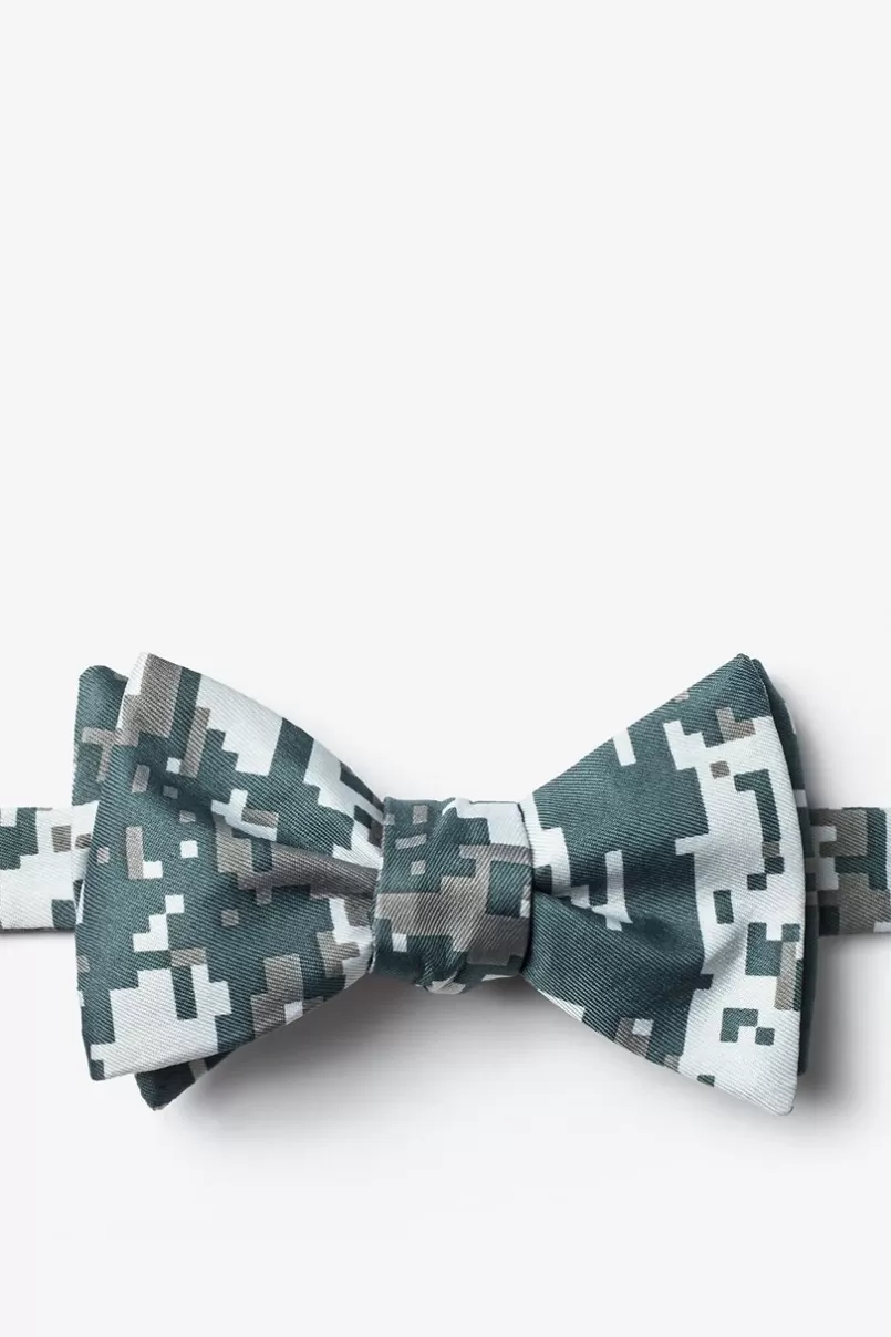 Ties Digital Camo Self-Tie Bow Tie Gray Sale