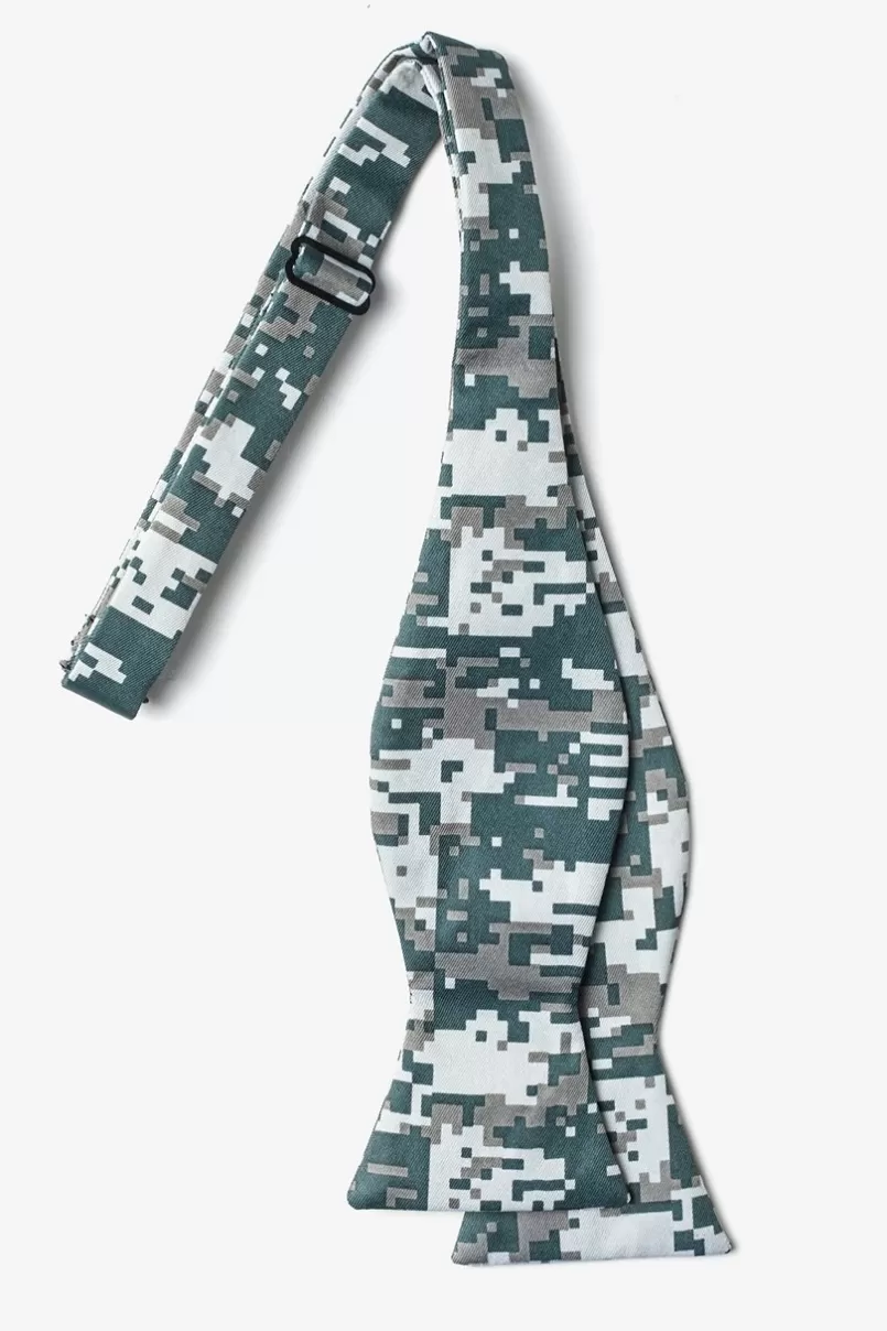 Ties Digital Camo Self-Tie Bow Tie Gray Sale