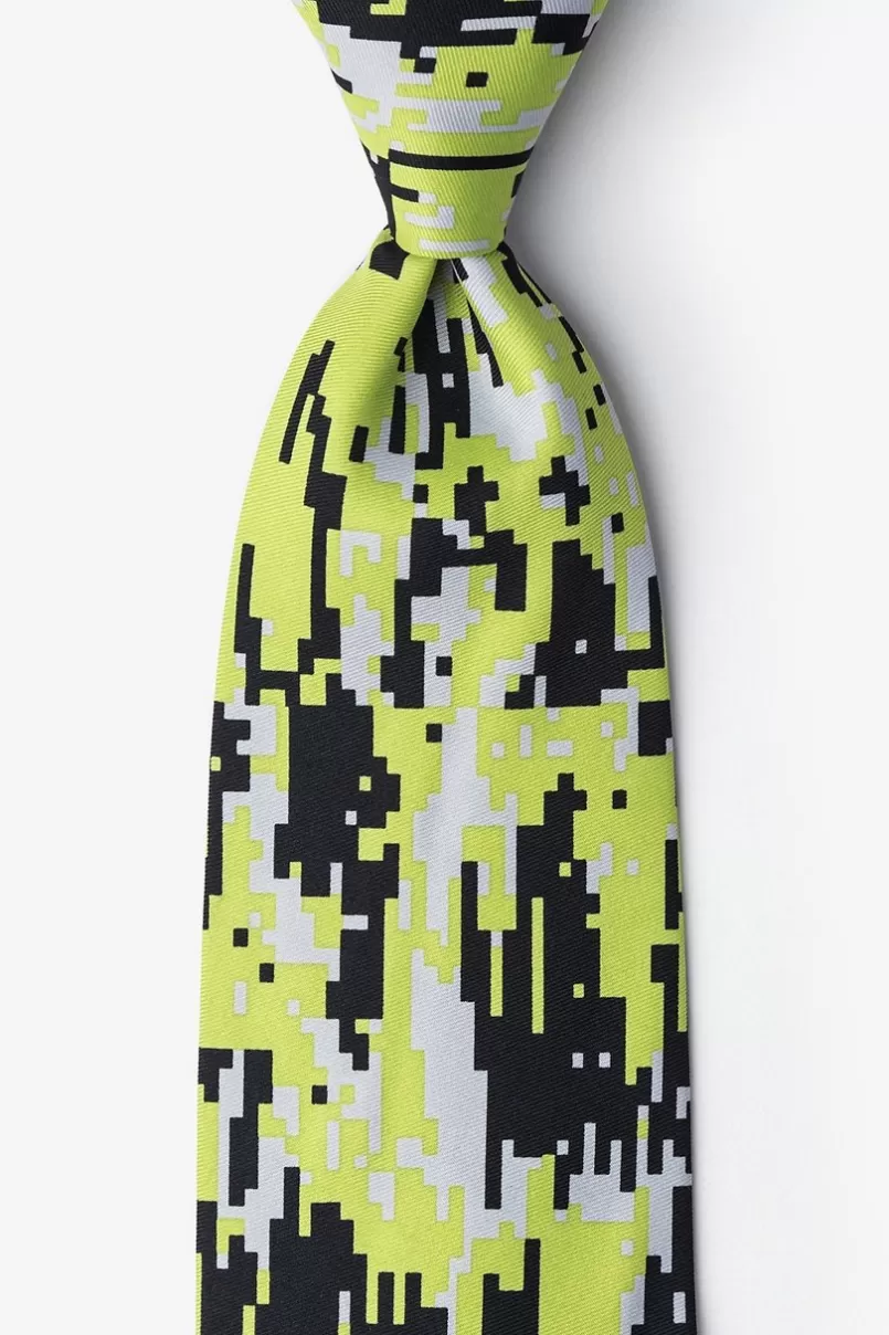Ties Digital Camo Green Tie Green&Black Sale