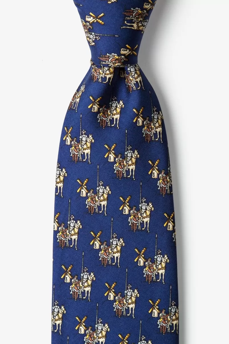 Ties Don Quixote Navy Blue Tie Best