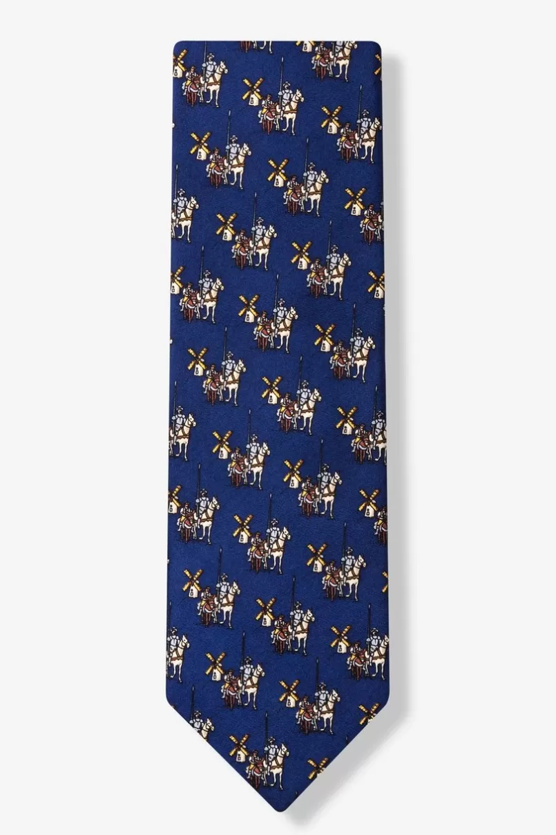 Ties Don Quixote Navy Blue Tie Best