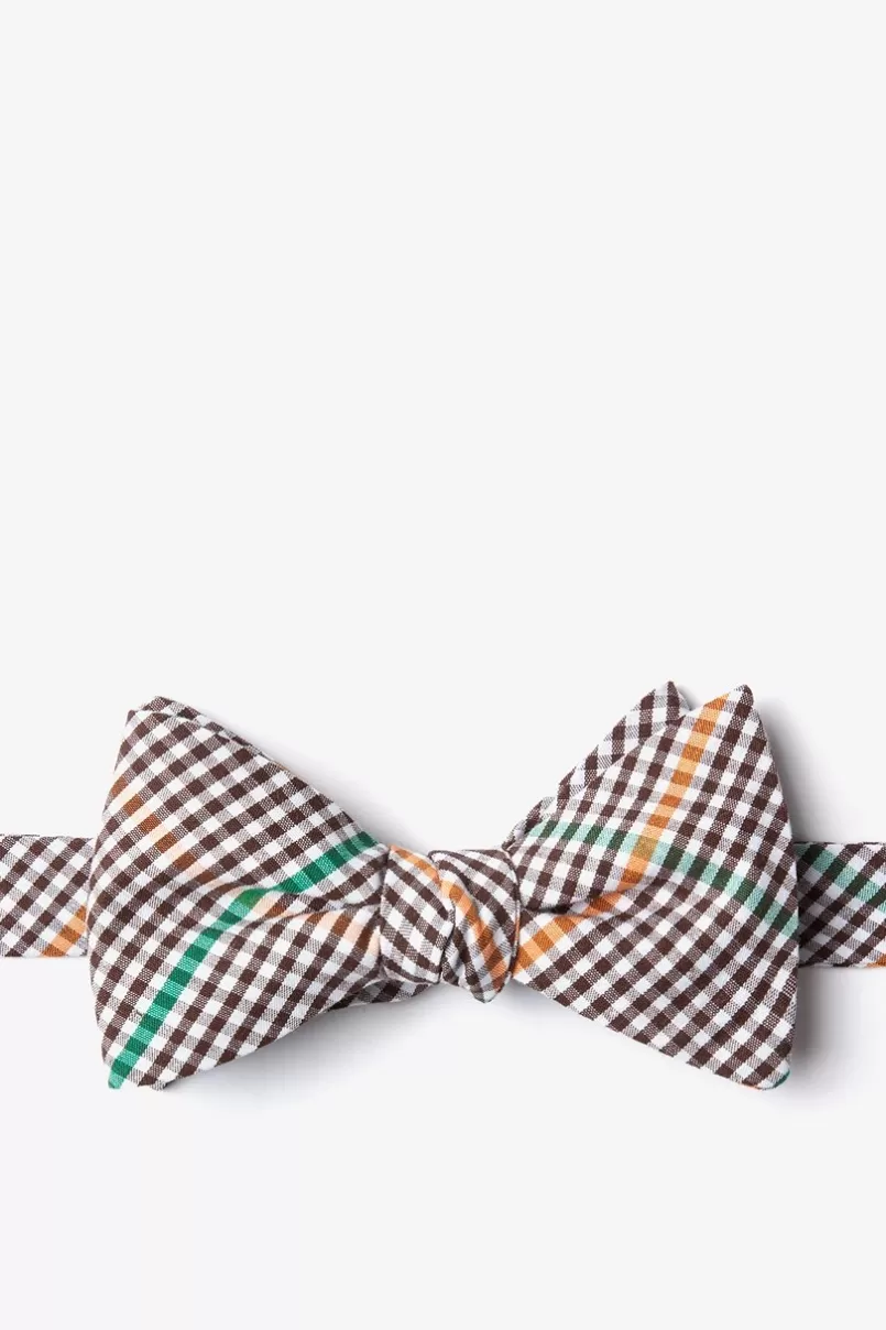 Ties Douglas Self-Tie Bow Tie Brown Outlet