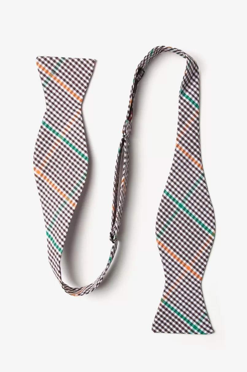 Ties Douglas Self-Tie Bow Tie Brown Outlet
