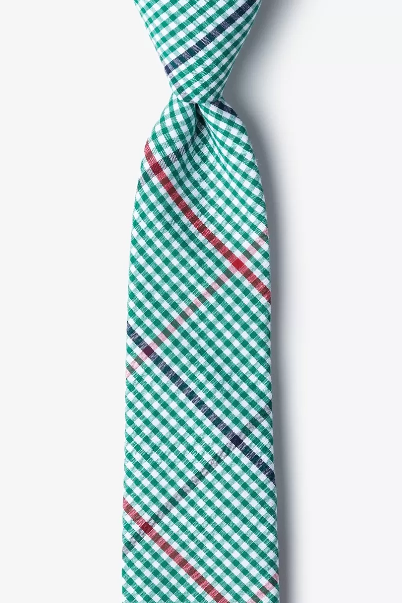 Ties Douglas Skinny Tie Green New