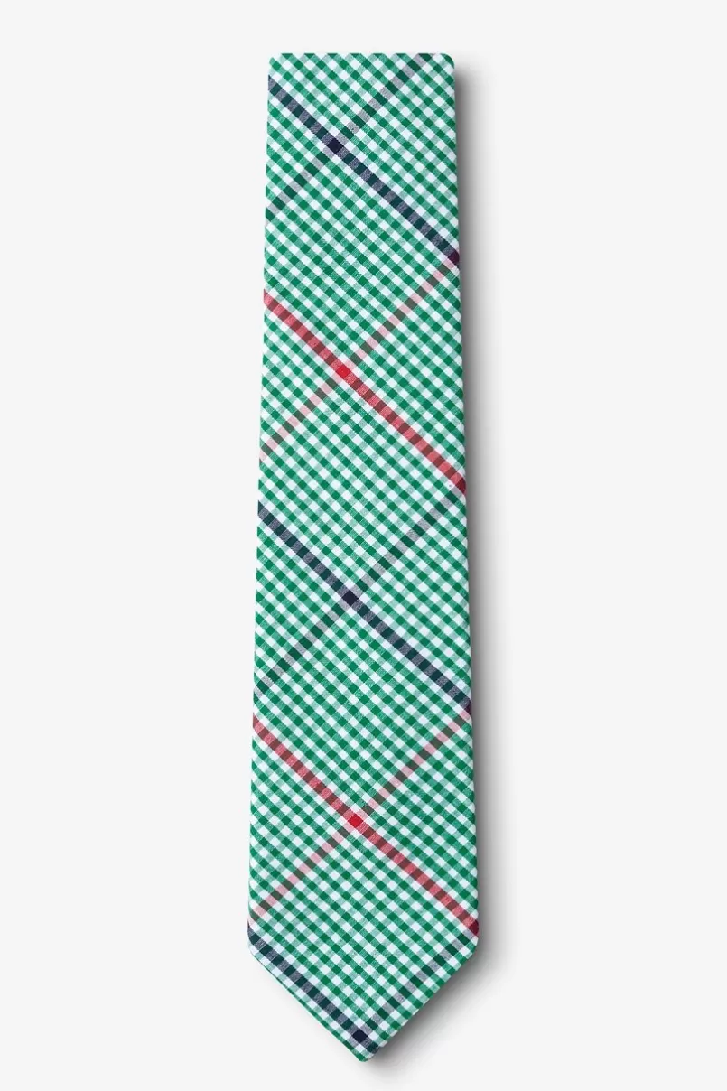 Ties Douglas Skinny Tie Green New