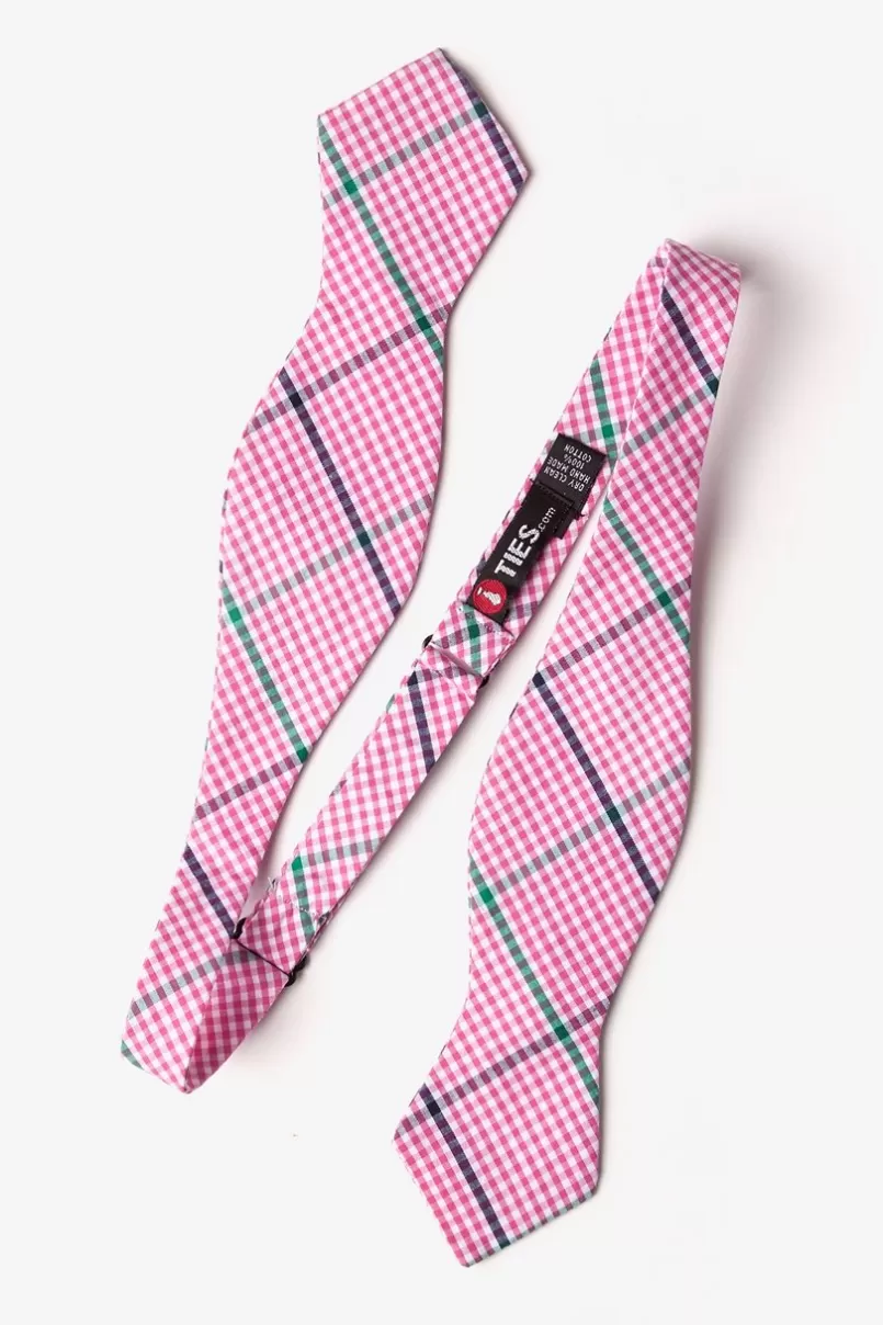 Ties Douglas Diamond Tip Bow Tie Pink Outlet