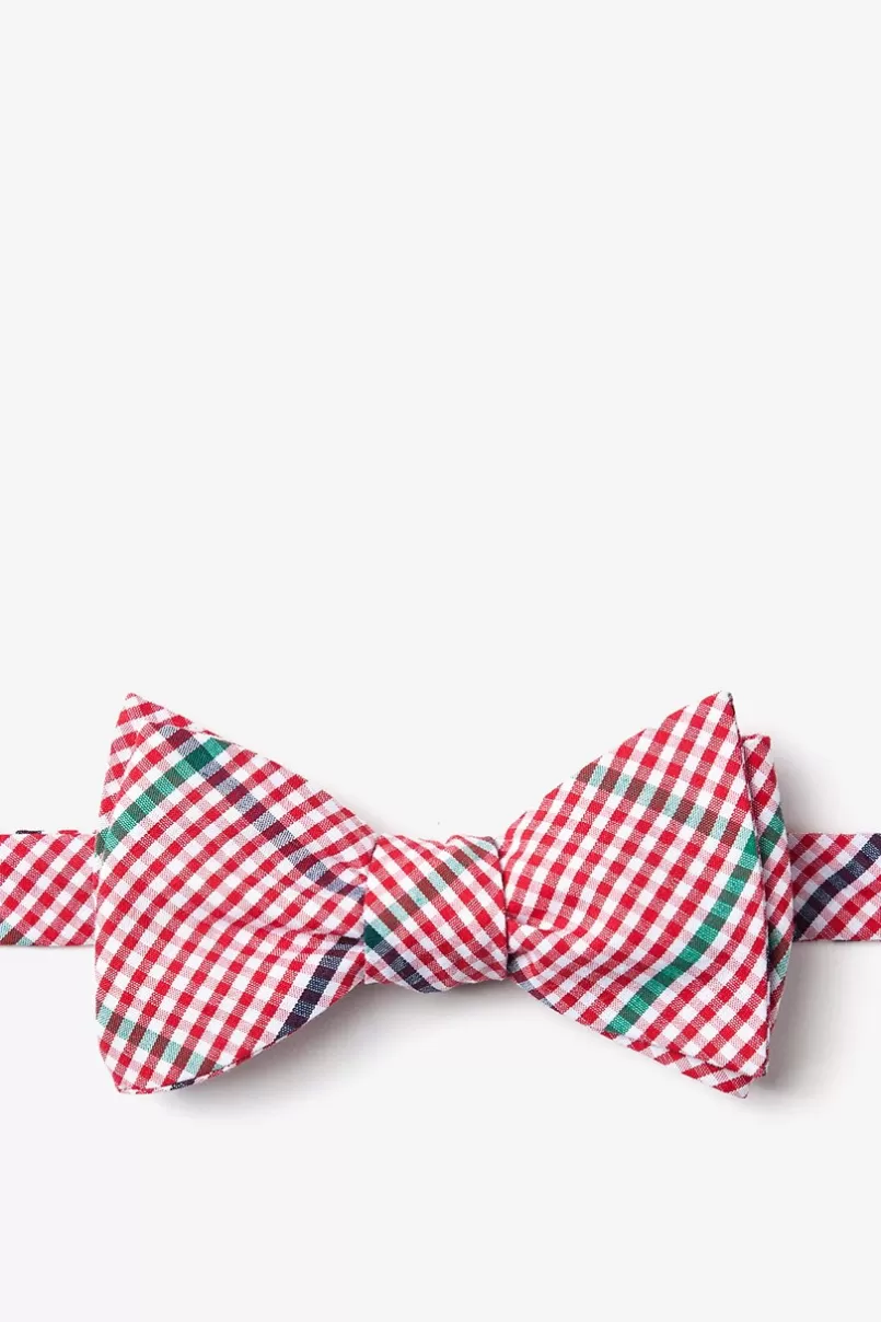 Ties Douglas Self-Tie Bow Tie Red Discount