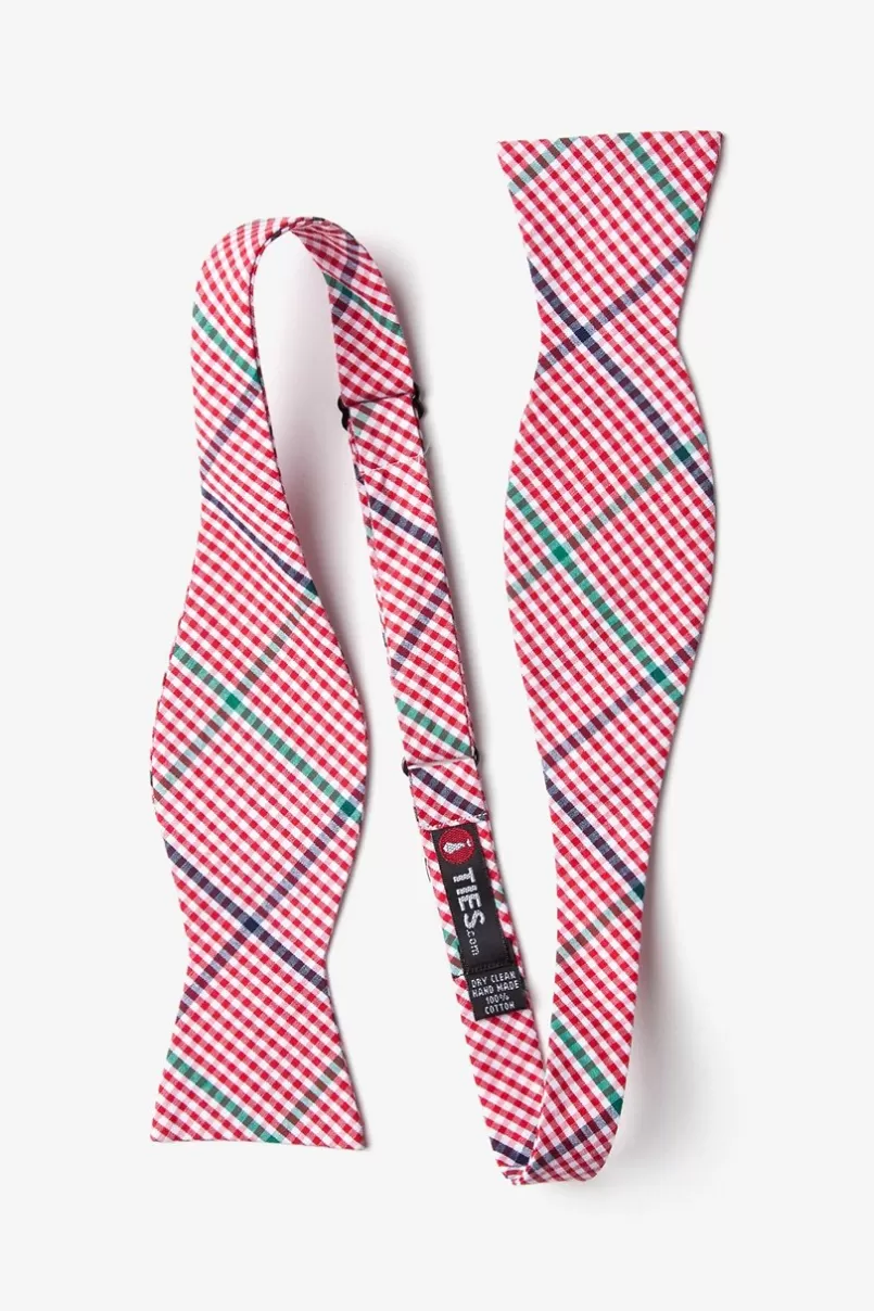 Ties Douglas Self-Tie Bow Tie Red Discount