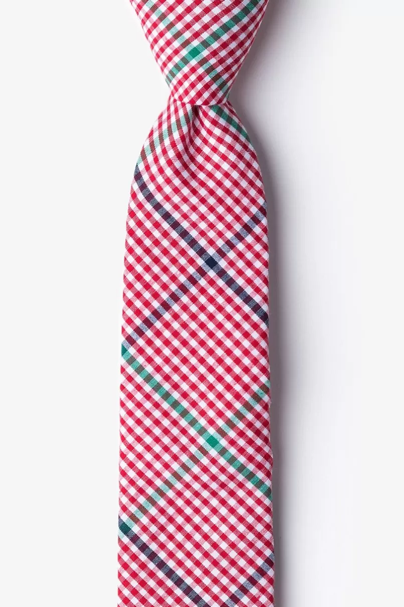 Ties Douglas Skinny Tie Red Hot
