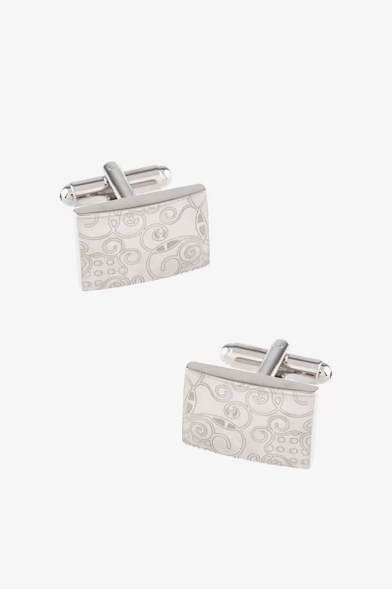 Ties Dreaming Illusions Silver Cufflinks Shop