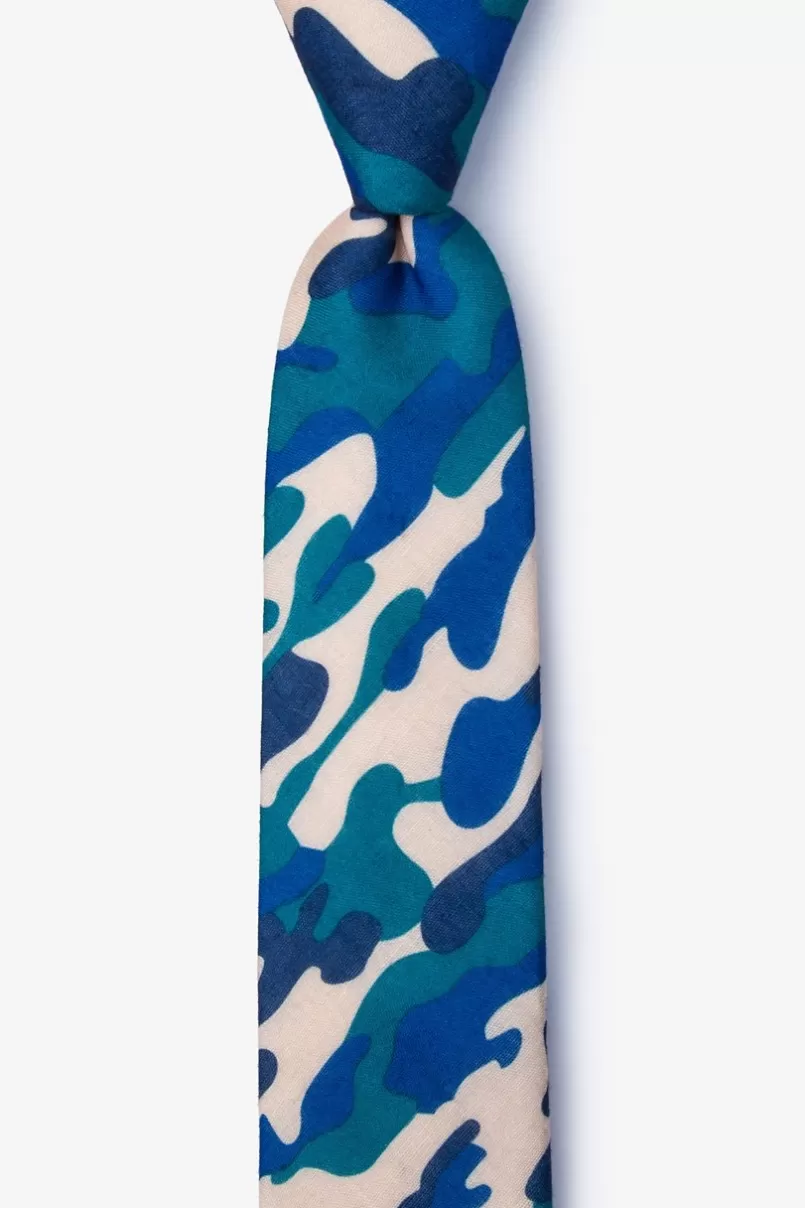 Ties Drones Teal Skinny Tie Outlet