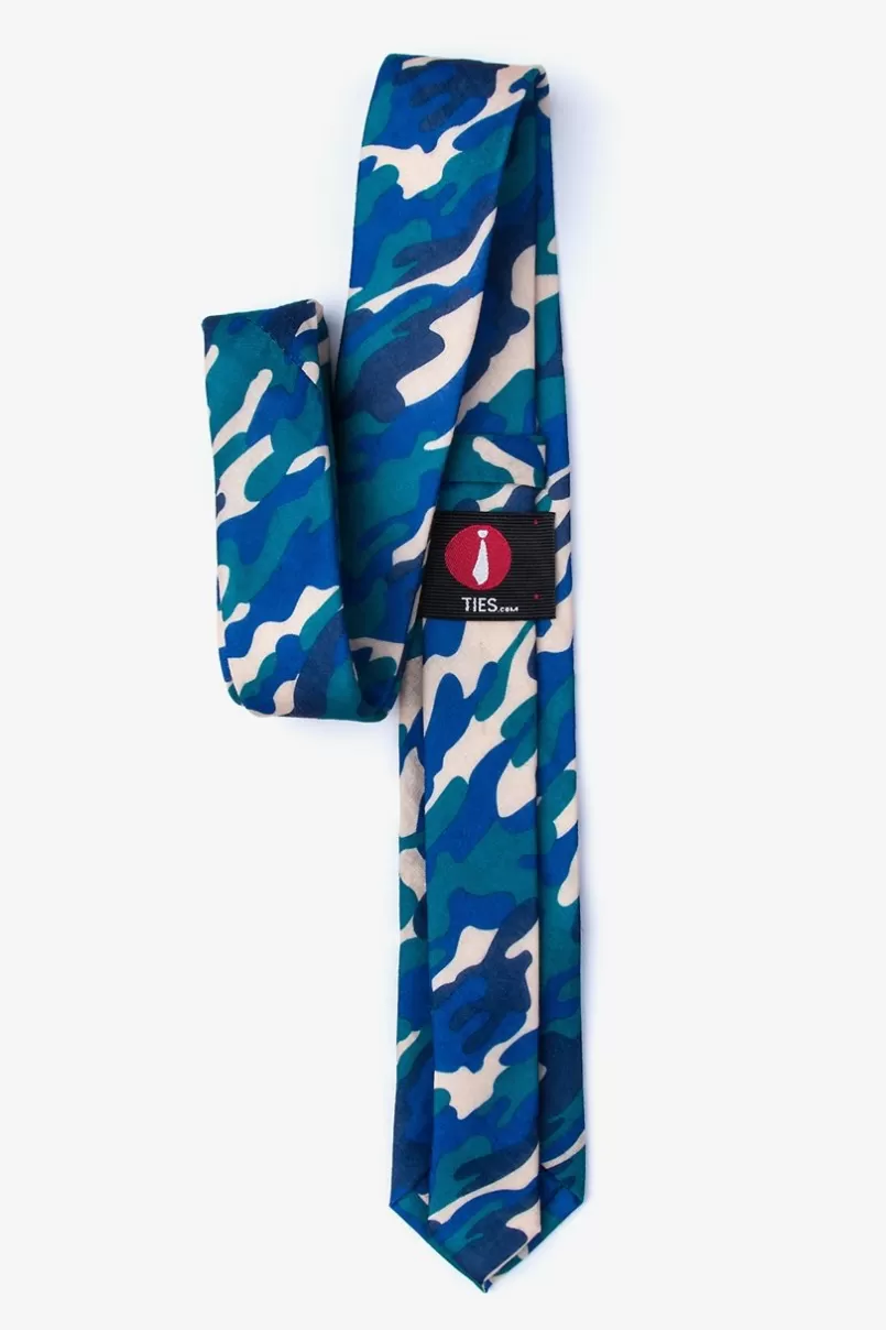 Ties Drones Teal Skinny Tie Outlet