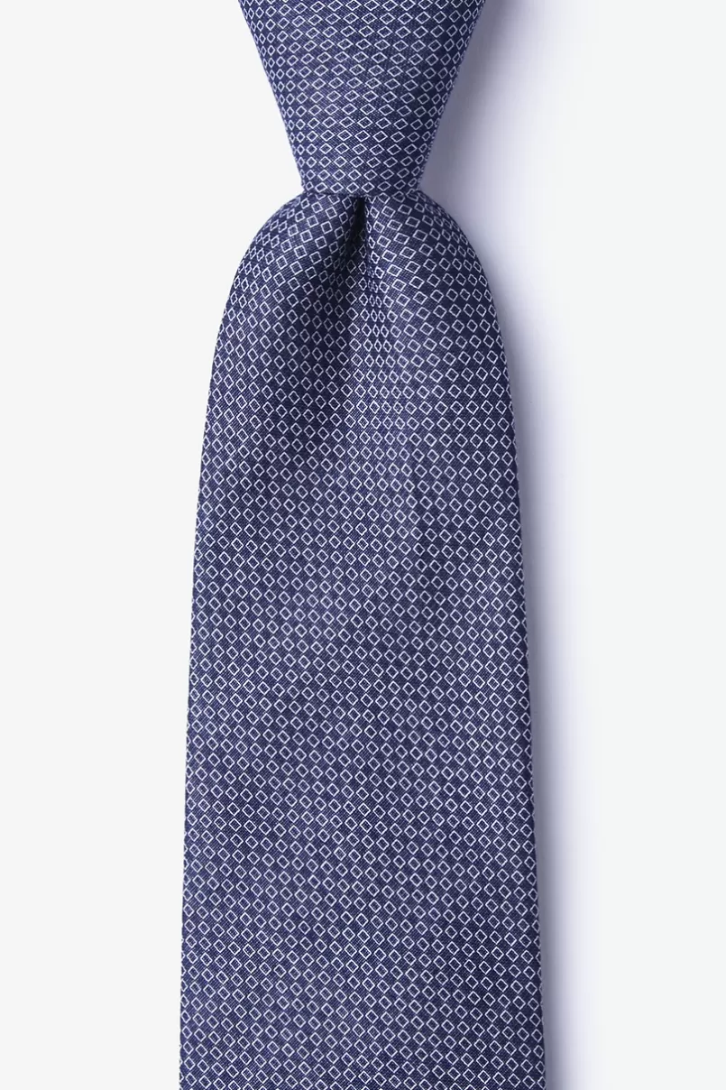 Ties Dudley Navy Blue Tie Shop