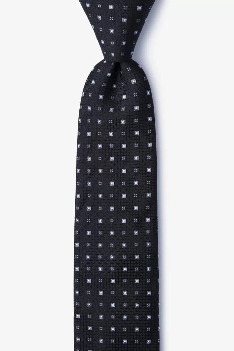 Ties Eagle Skinny Tie Black Fashion
