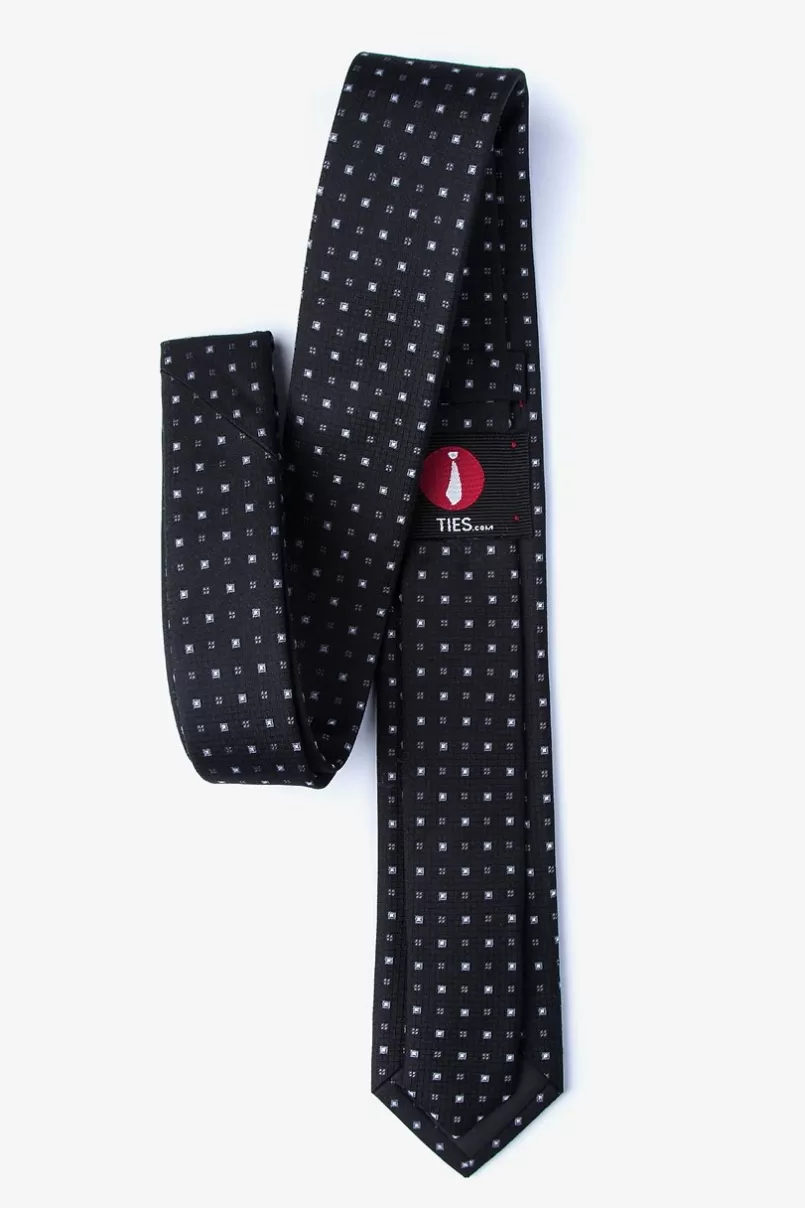 Ties Eagle Skinny Tie Black Fashion