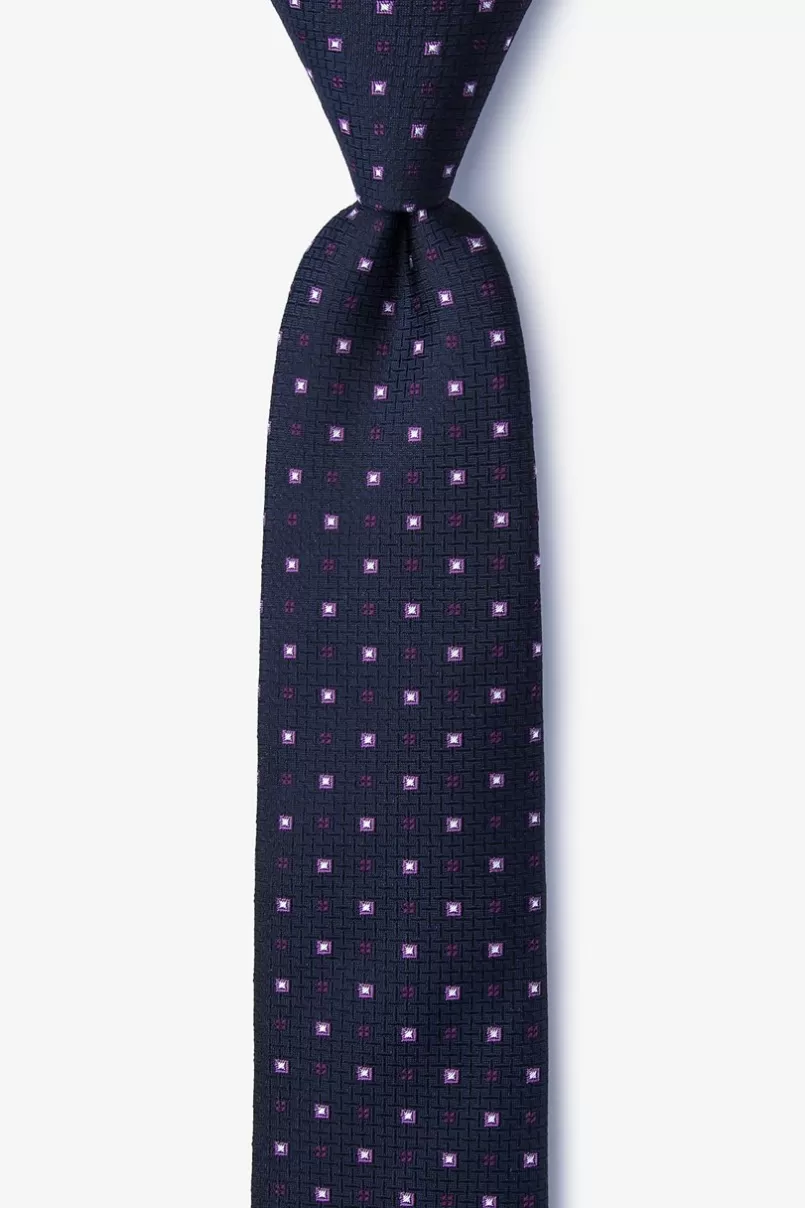 Ties Eagle Navy Blue Skinny Tie NavyBlue Flash Sale