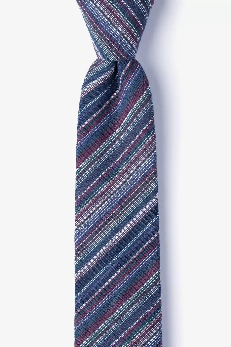 Ties Eastlake Navy Blue Skinny Tie NavyBlue Outlet