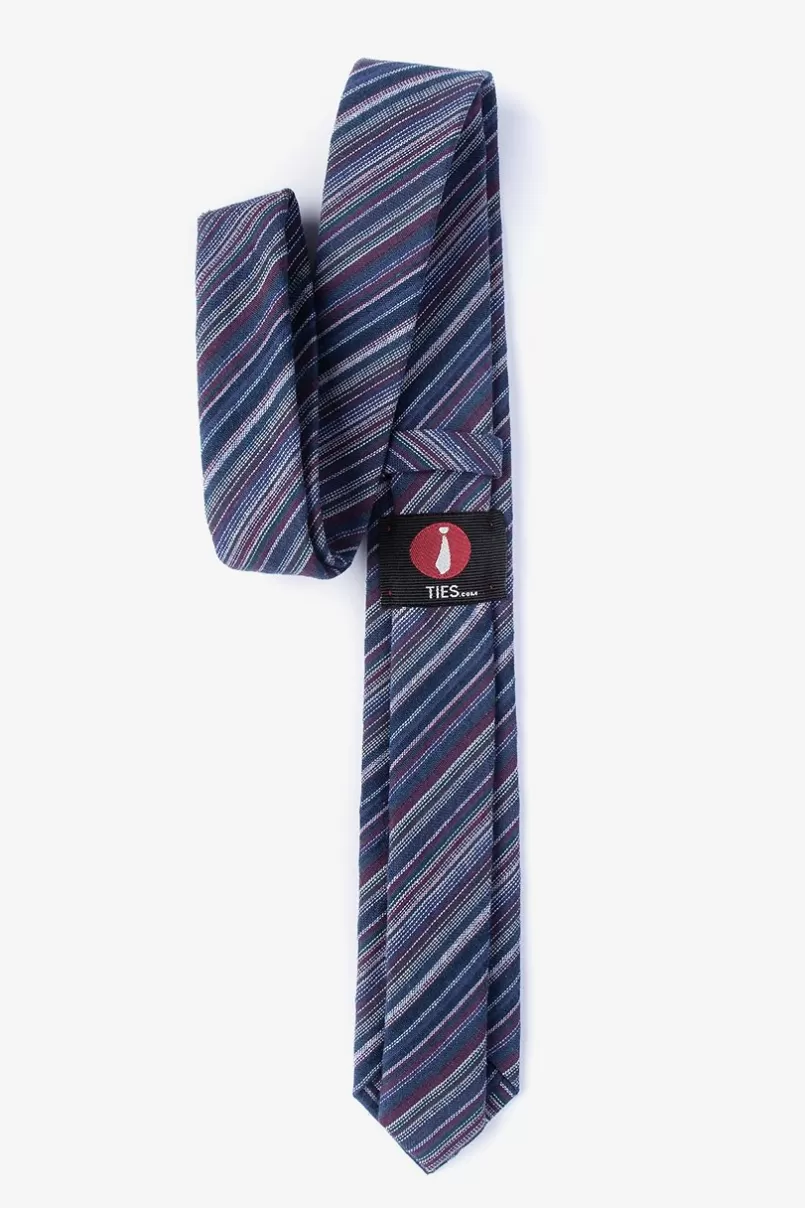 Ties Eastlake Navy Blue Skinny Tie NavyBlue Outlet