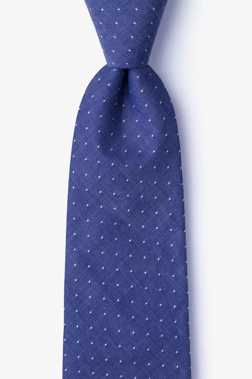 Ties Echo Navy Blue Tie New