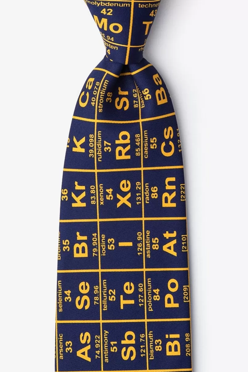 Ties Elements Navy Blue Tie Best