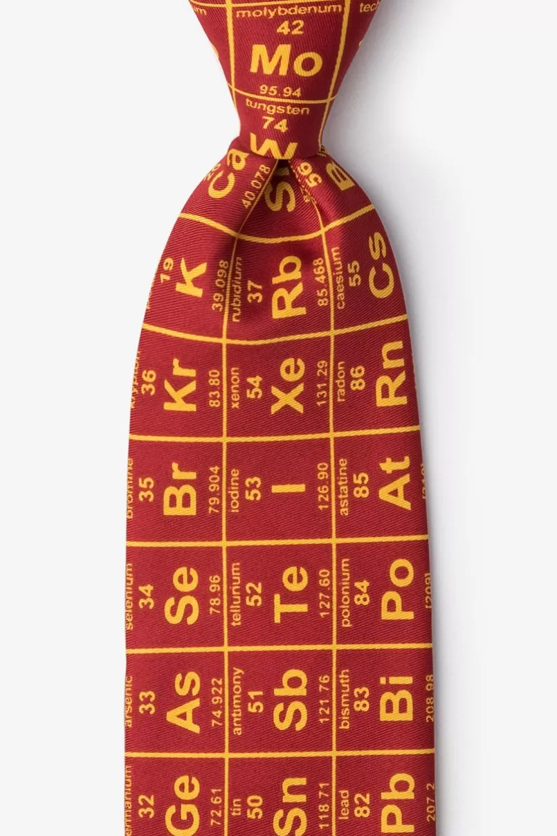 Ties Elements Red Tie Cheap