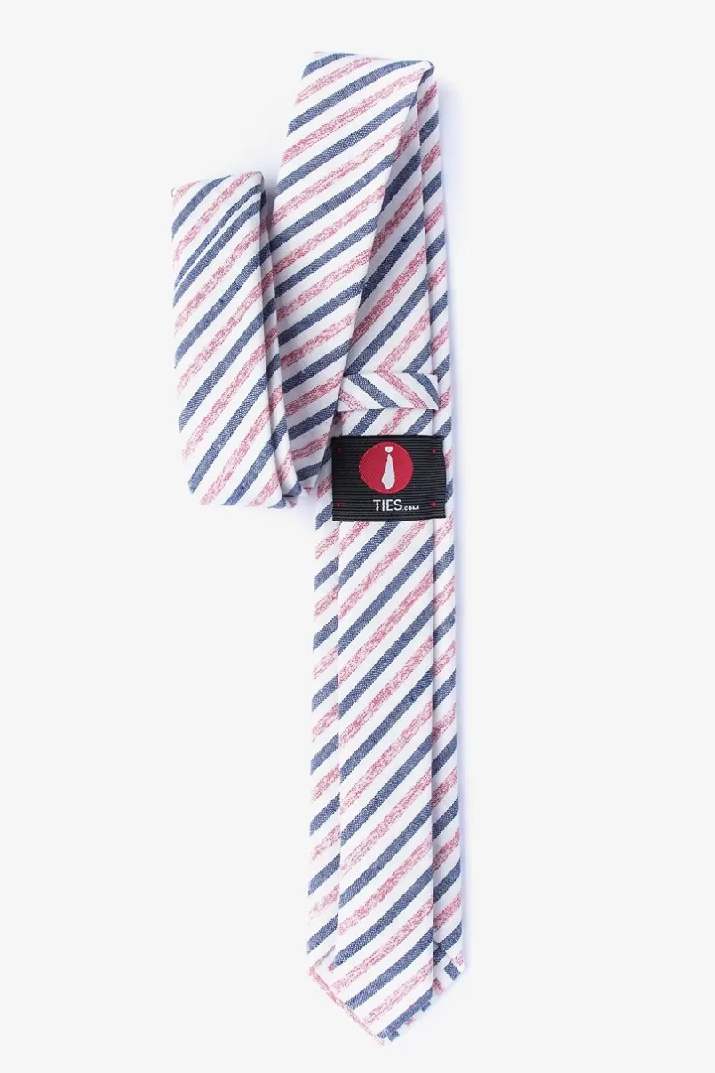 Ties Englewood Skinny Tie Red Fashion