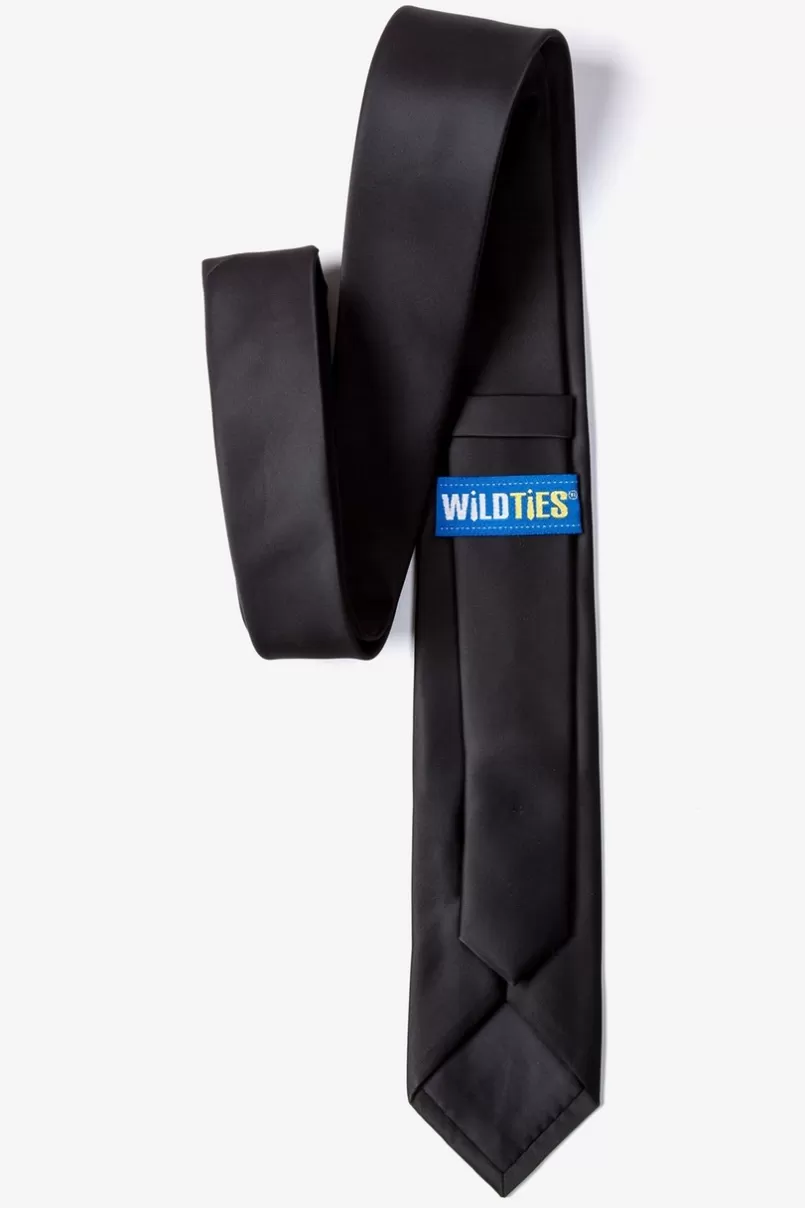 Ties 404 ERROR Black Skinny Tie Best
