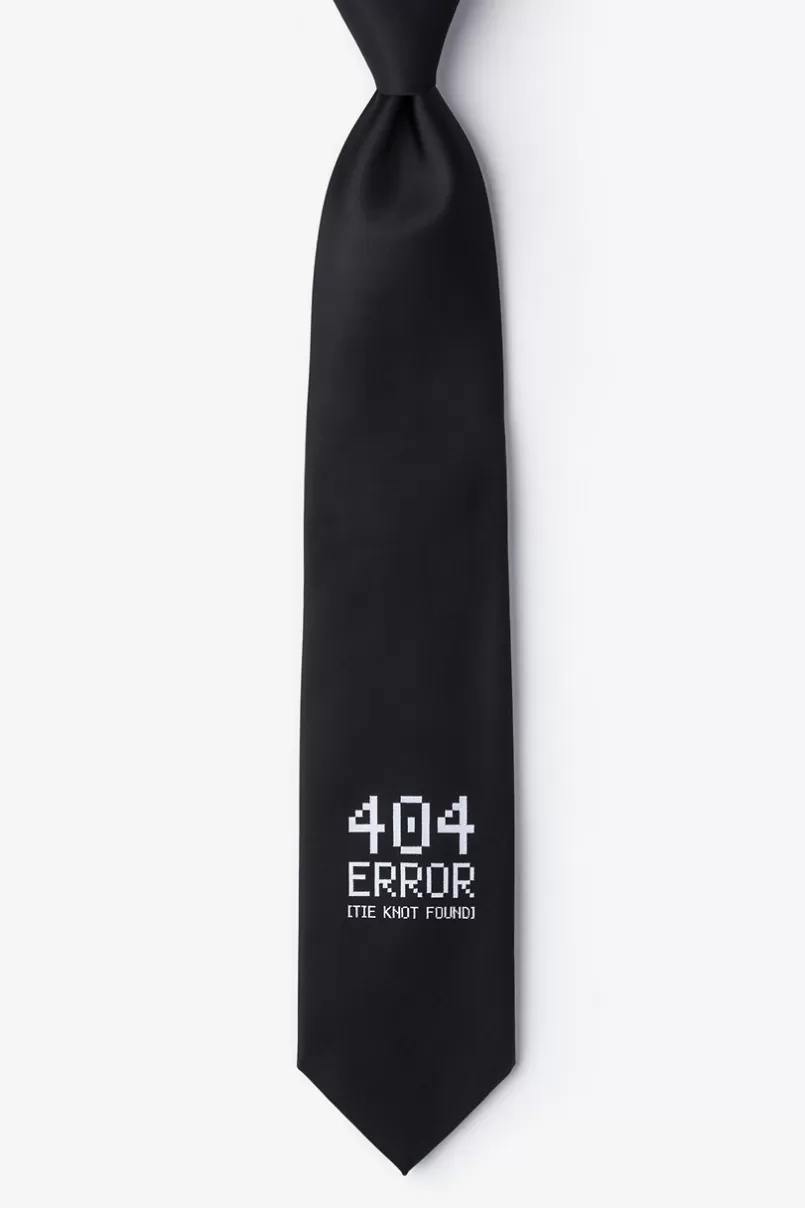 Ties 404 ERROR Black Tie Sale