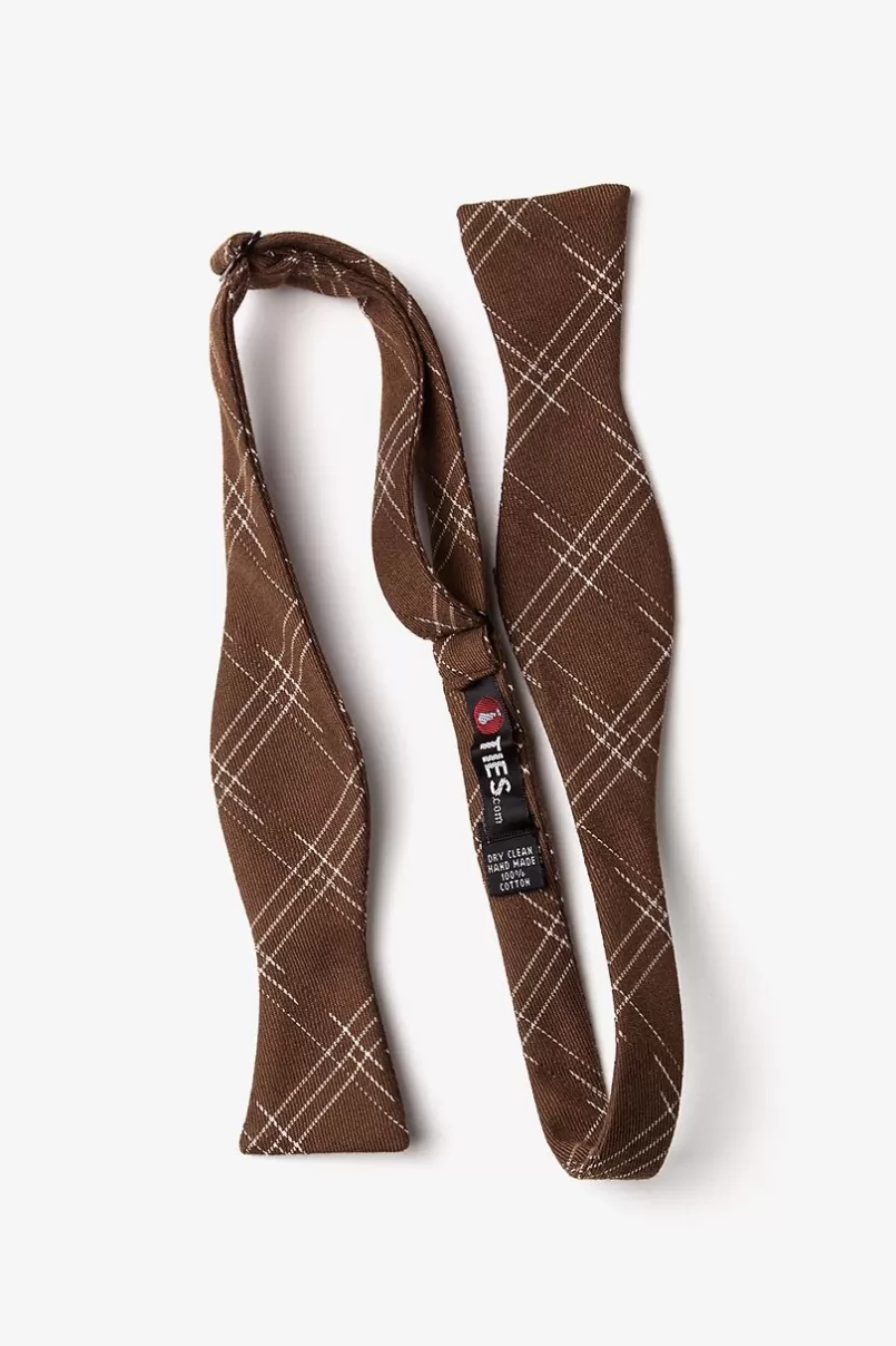 Ties Escondido Skinny Bow Tie Brown Online