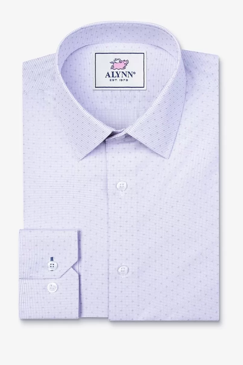 Ties Evan Dress Shirt Purple Store