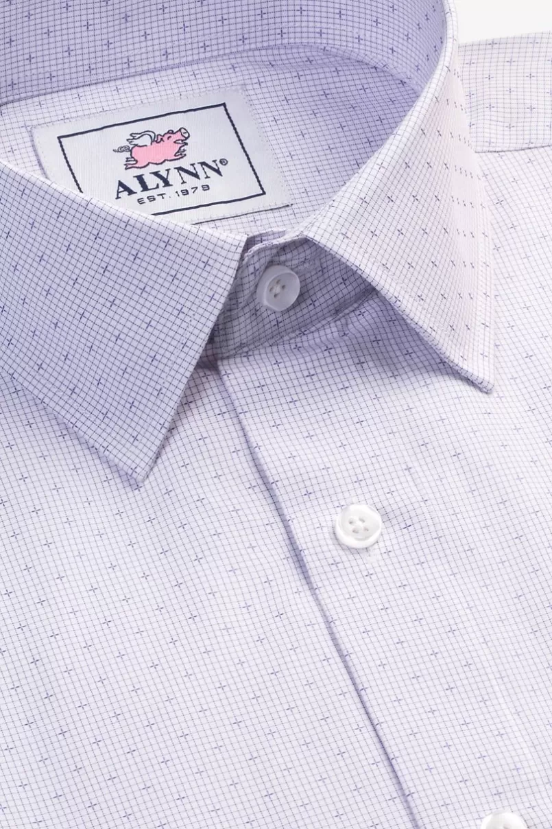 Ties Evan Dress Shirt Purple Store