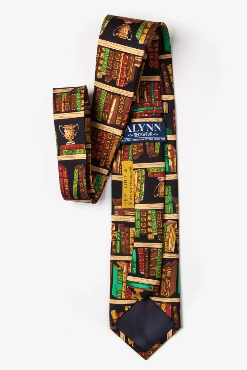 Ties Ex Libris Navy Blue Tie Best