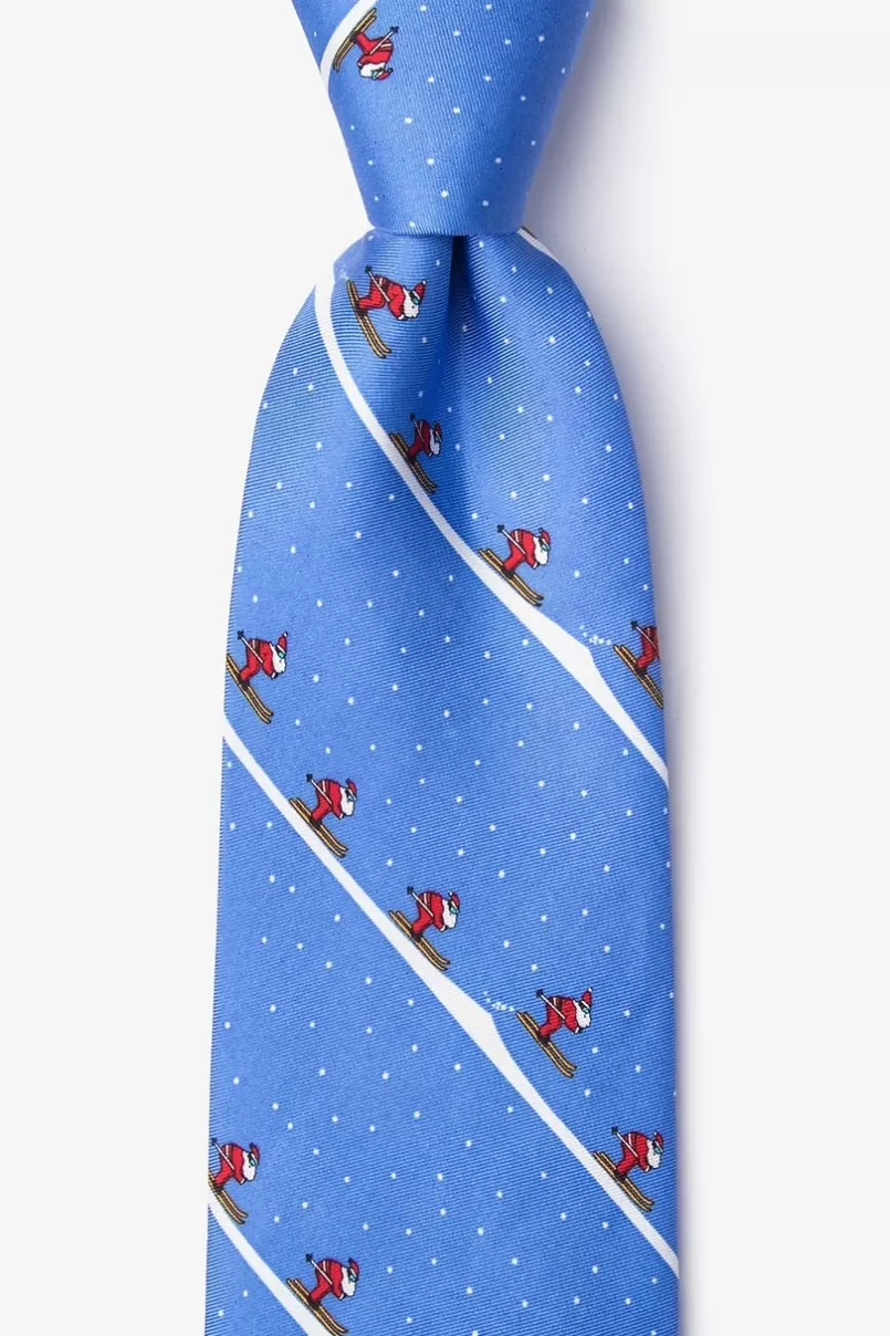 Ties Extreme Santa Blue Tie Best Sale