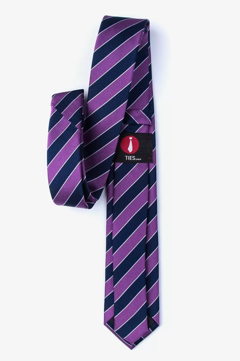 Ties Fane Skinny Tie Purple Online