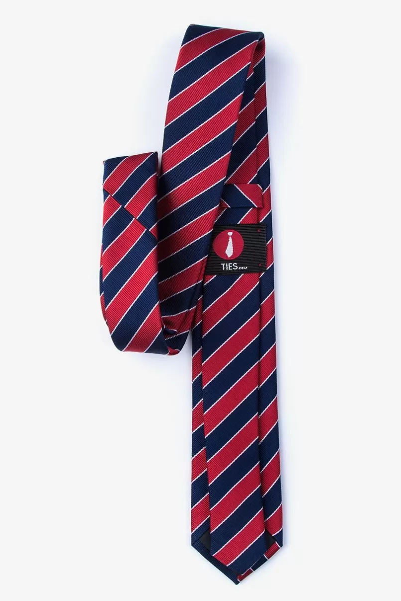 Ties Fane Red Skinny Tie Online