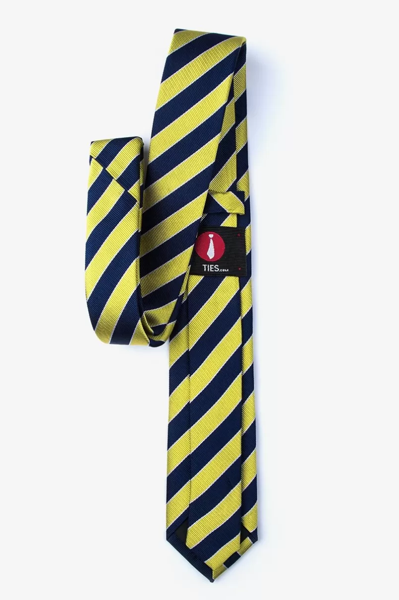 Ties Fane Skinny Tie Yellow New