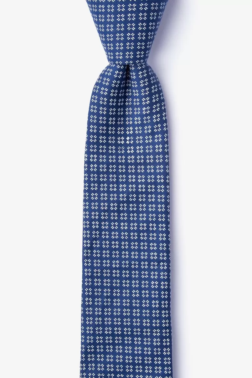Ties Fayette Skinny Tie Blue Store