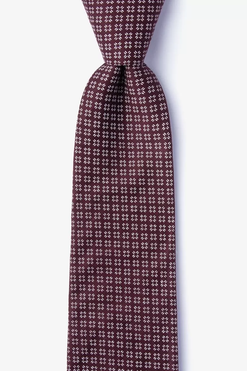 Ties Fayette Tie Burgundy Best