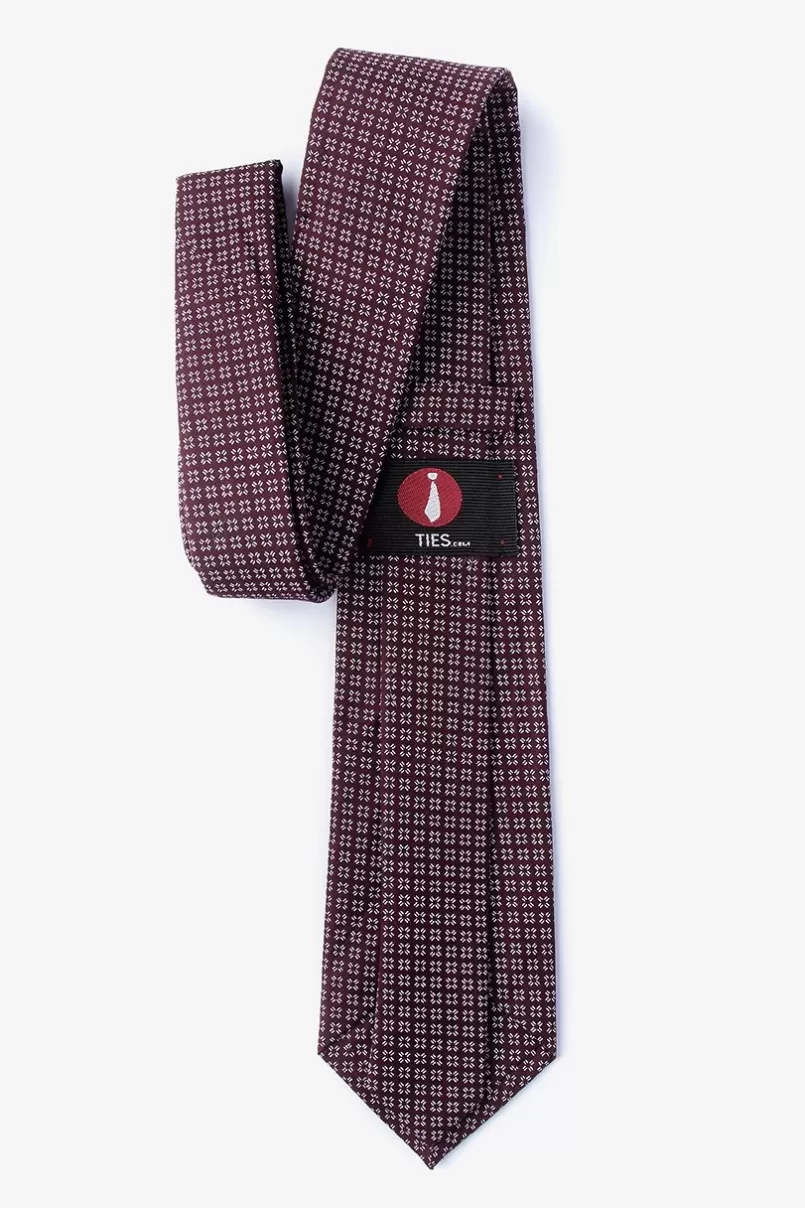 Ties Fayette Tie Burgundy Best