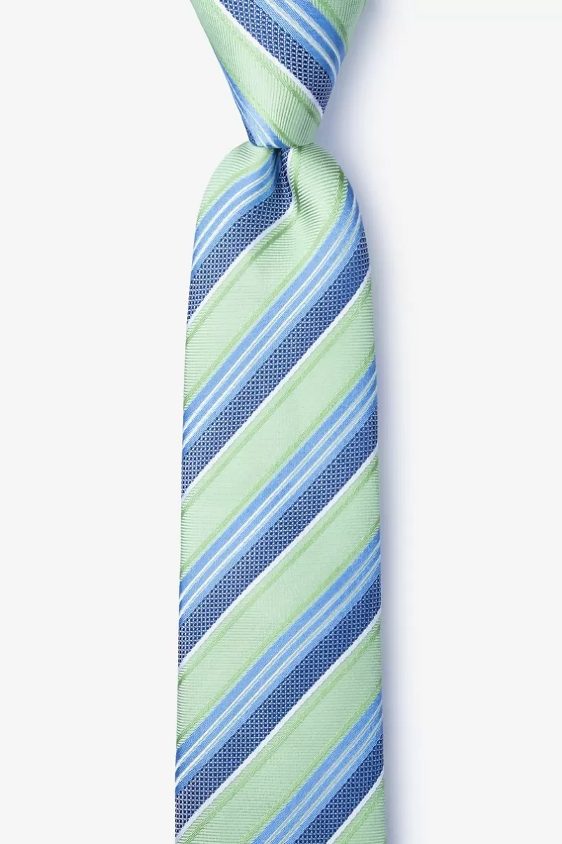 Ties Feale Green Skinny Tie Cheap